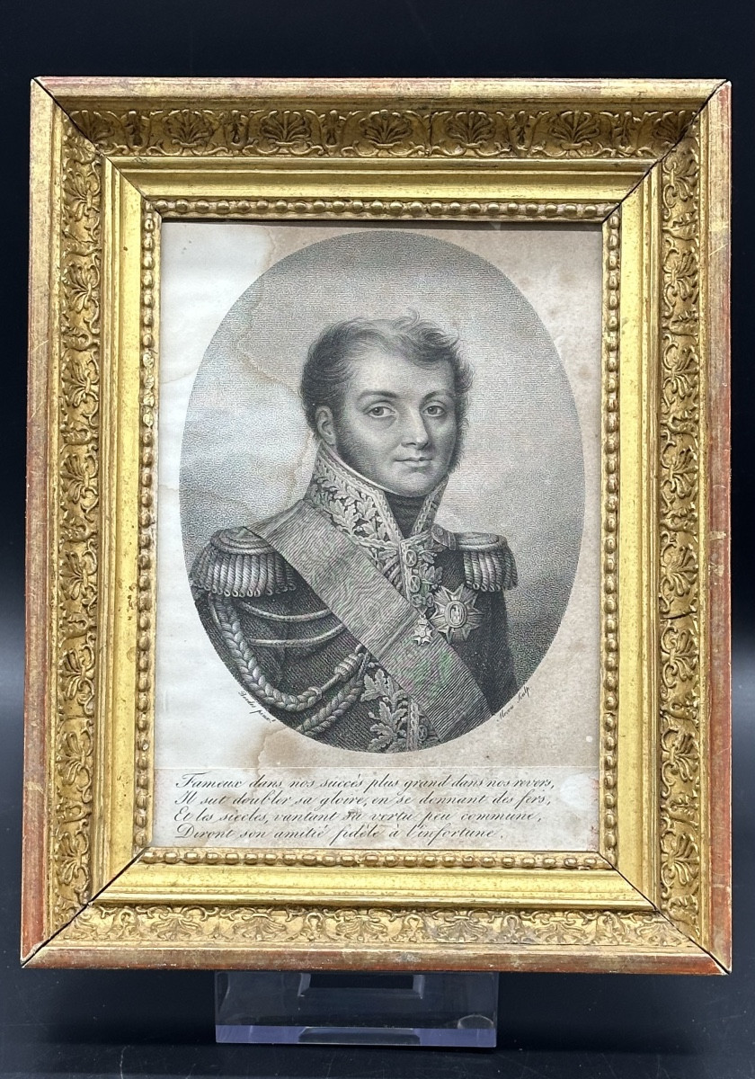 Incisione “ Generale Bertrand” - Luigi Filippo. 