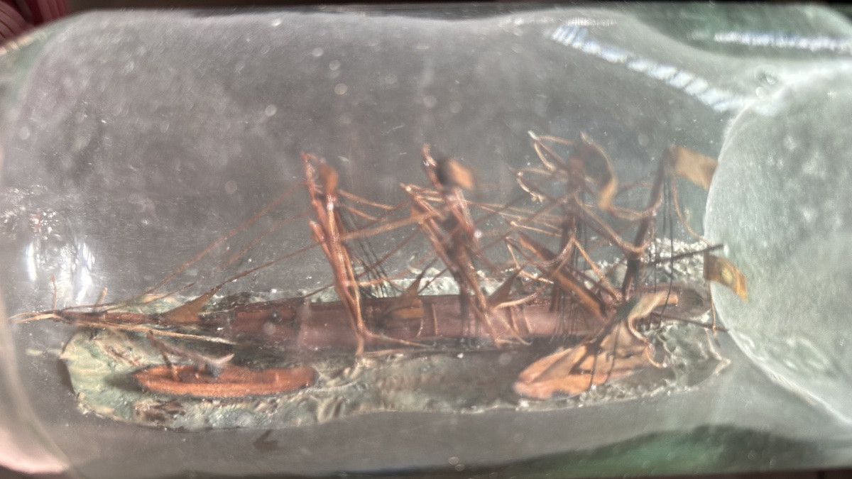 Bottiglia, "veliero in miniatura" – Anni ‘50-photo-1