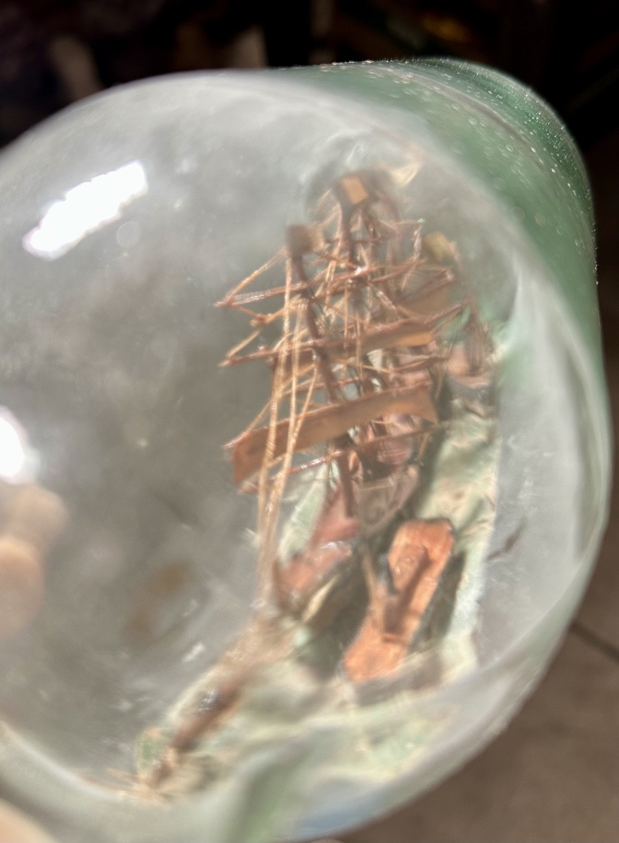 Bottiglia, "veliero in miniatura" – Anni ‘50-photo-2