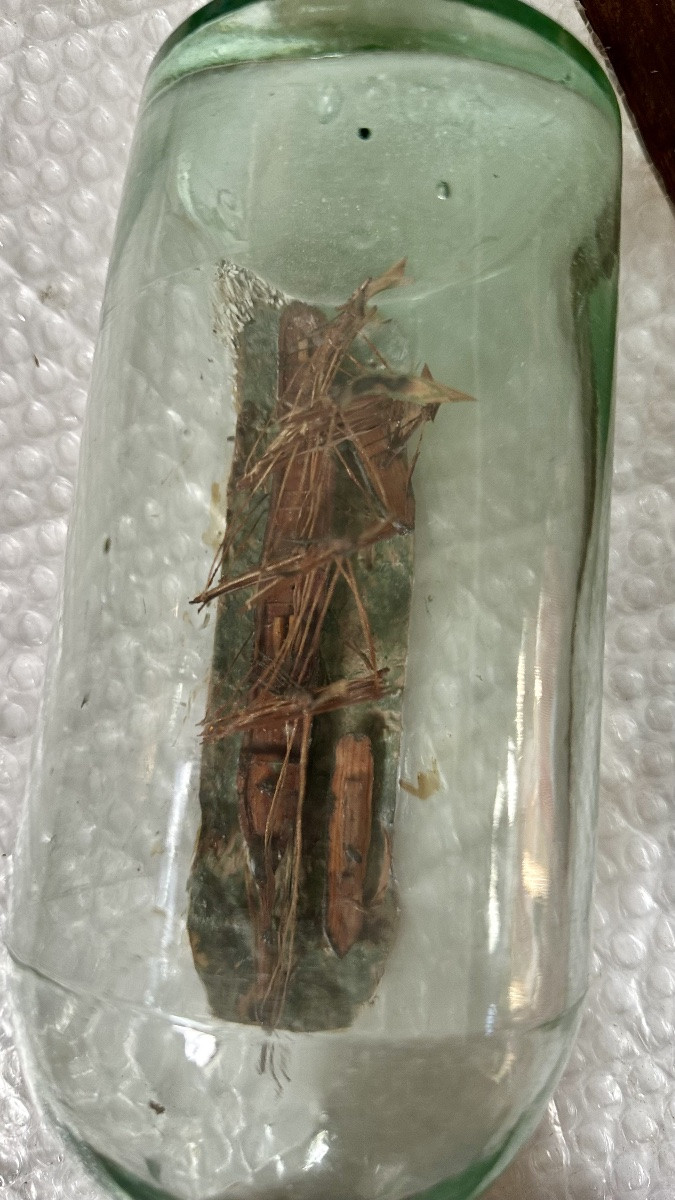 Bottiglia, "veliero in miniatura" – Anni ‘50-photo-3