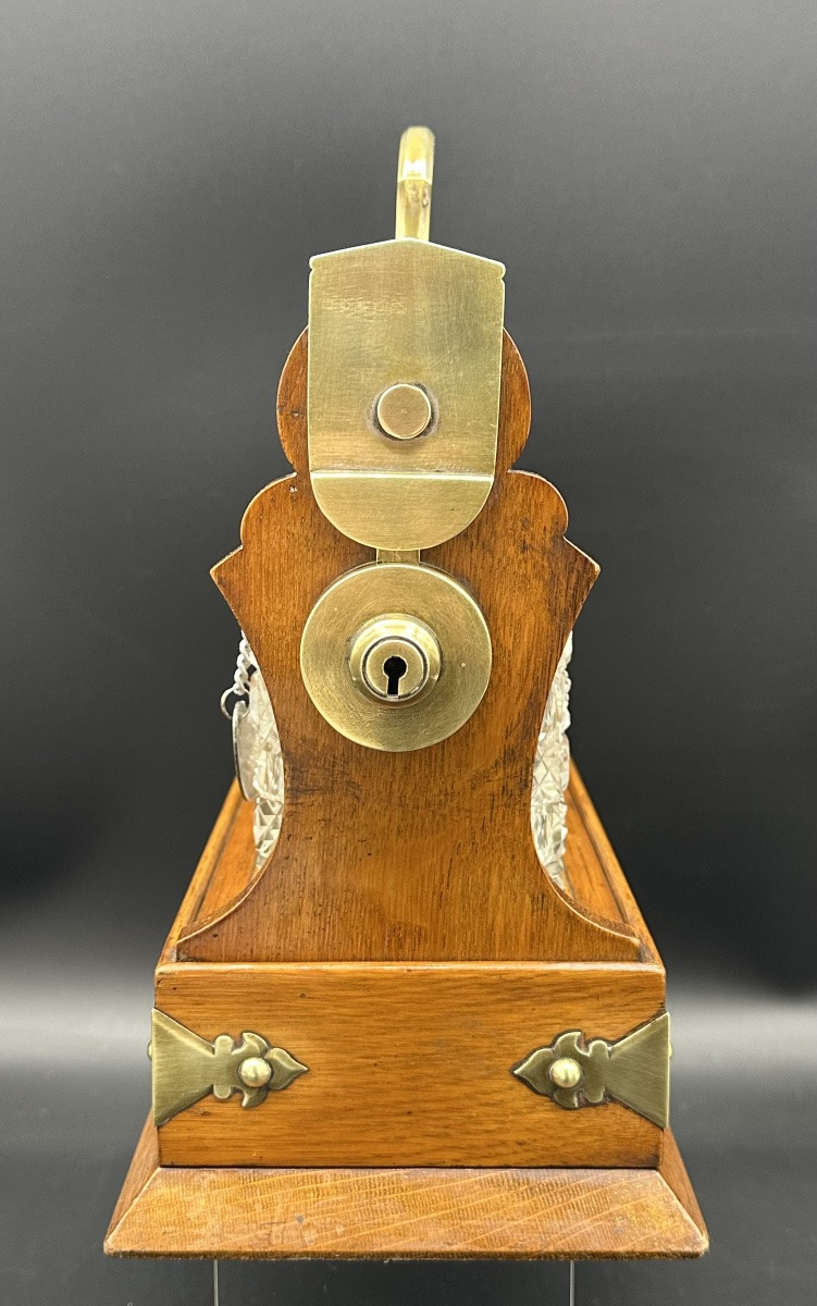 Tantalus, cave a liqueur, porta bottiglie  - Epoca Vottoriana-photo-3