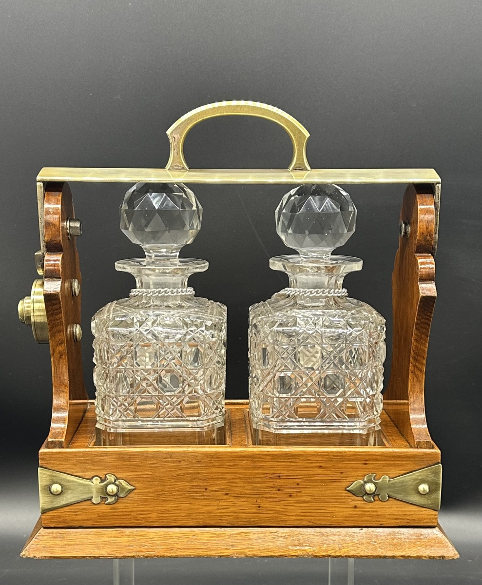Tantalus, cave a liqueur, porta bottiglie  - Epoca Vottoriana-photo-4