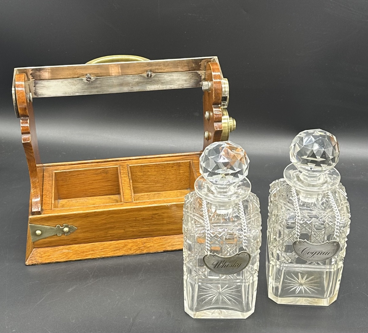 Tantalus, cave a liqueur, porta bottiglie  - Epoca Vottoriana-photo-3