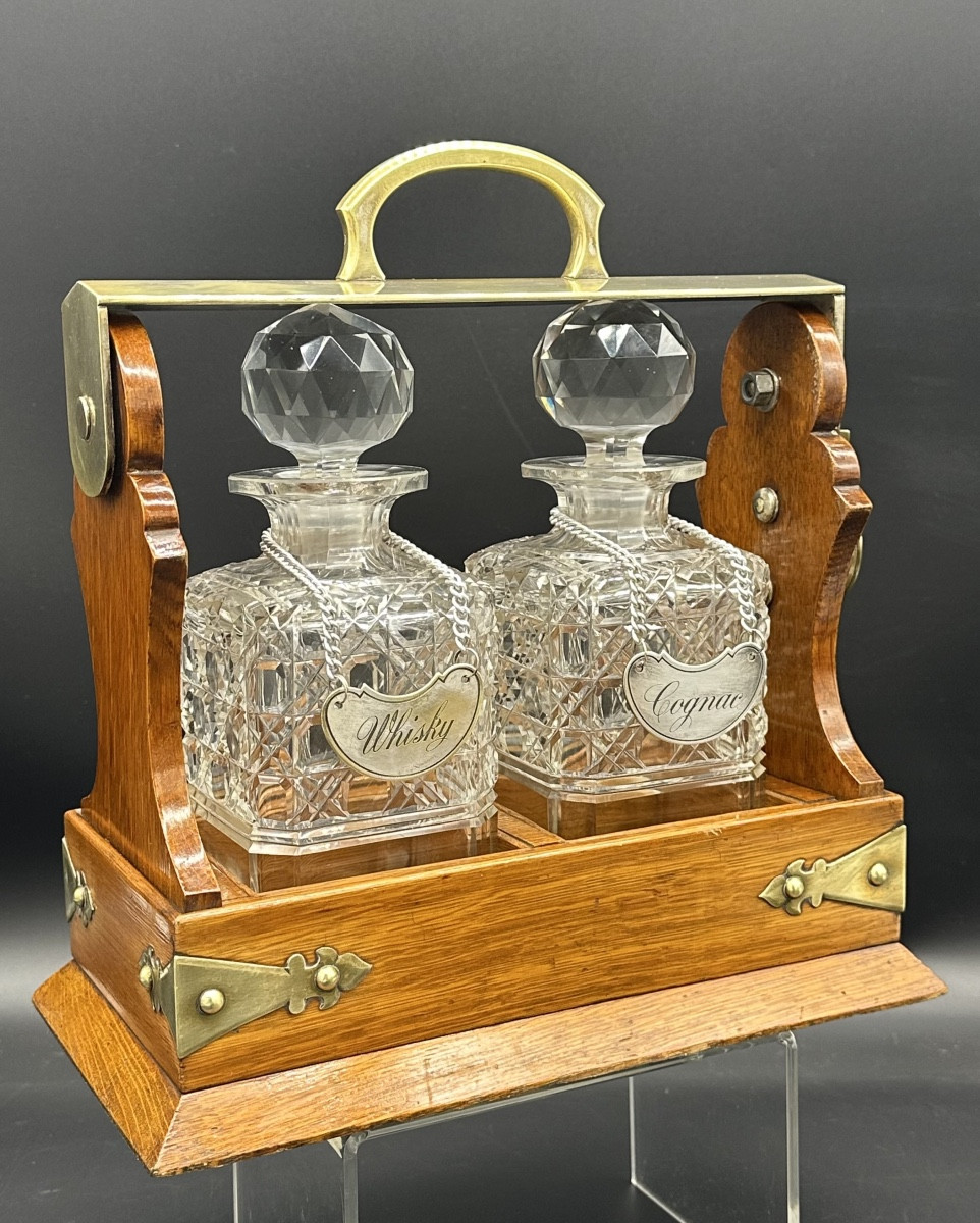 Tantalus, cave a liqueur, porta bottiglie  - Epoca Vottoriana