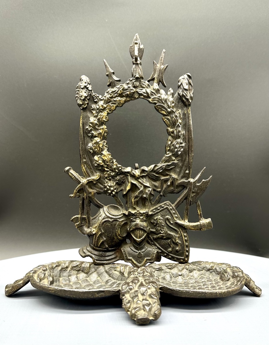 Portaorologio da tasca da scrittoio, fine XIX secolo