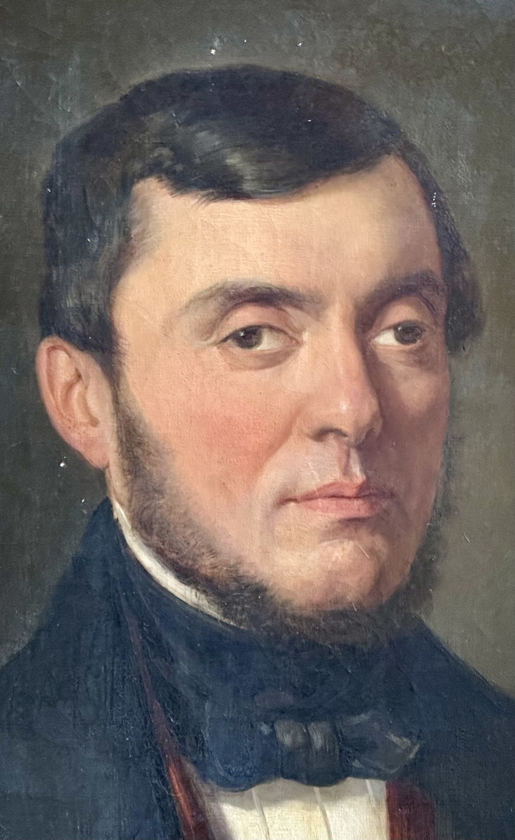 Ritratto di gentiluomo – firmato "Fran. Palizzi", 1850-photo-2