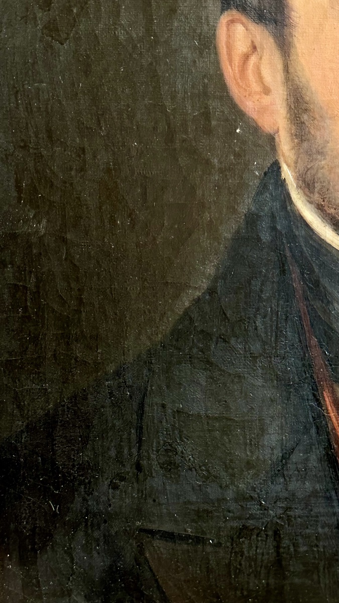 Ritratto di gentiluomo – firmato "Fran. Palizzi", 1850-photo-2