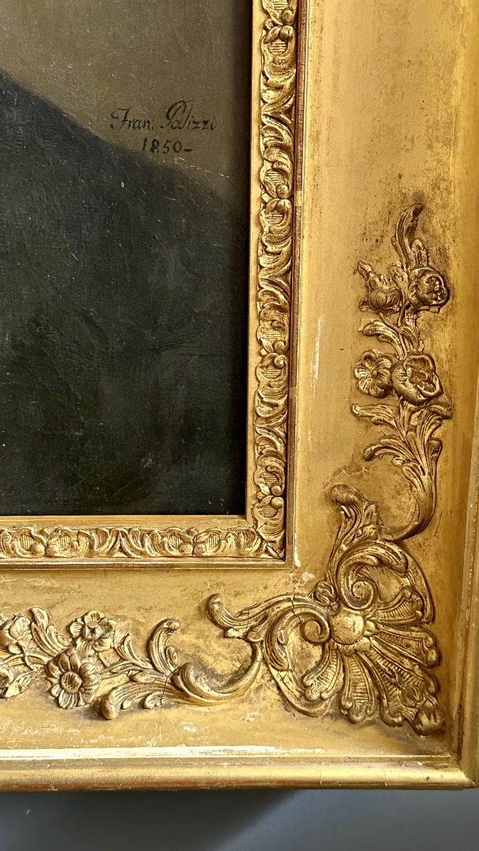 Ritratto di gentiluomo – firmato "Fran. Palizzi", 1850-photo-6