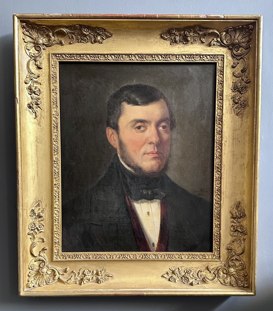 Ritratto di gentiluomo – firmato "Fran. Palizzi", 1850