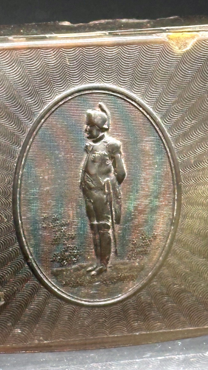 Tabacchiera da fiuto in corno raffigurante “ Napoleone” - XIX secolo. -photo-2