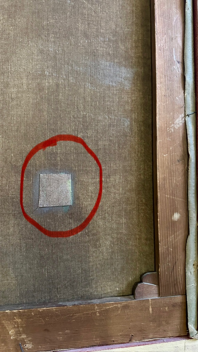 Dipinto, olio su tela "Ritratto di Giovane Donna in Atteggiamento Pensieroso" – Fine XIX Secolo-photo-6