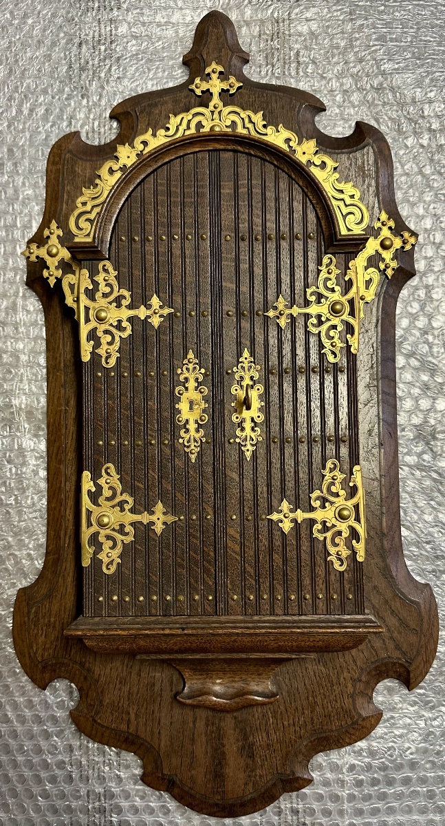 Altare domestico devozionale in stile storicista – Vienna, manifattura Franz Theyer, circa 1860-photo-2