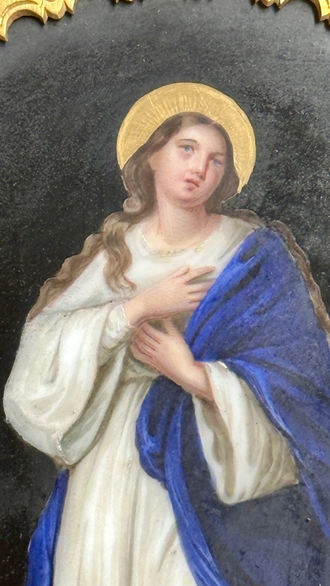 Altare domestico devozionale in stile storicista – Vienna, manifattura Franz Theyer, circa 1860-photo-3