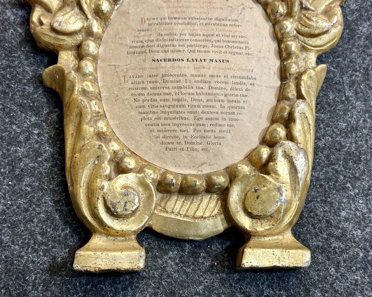 Coppia di cartaglorie Luigi XVI in legno intagliato e dorato - XVIII SEC. -photo-4