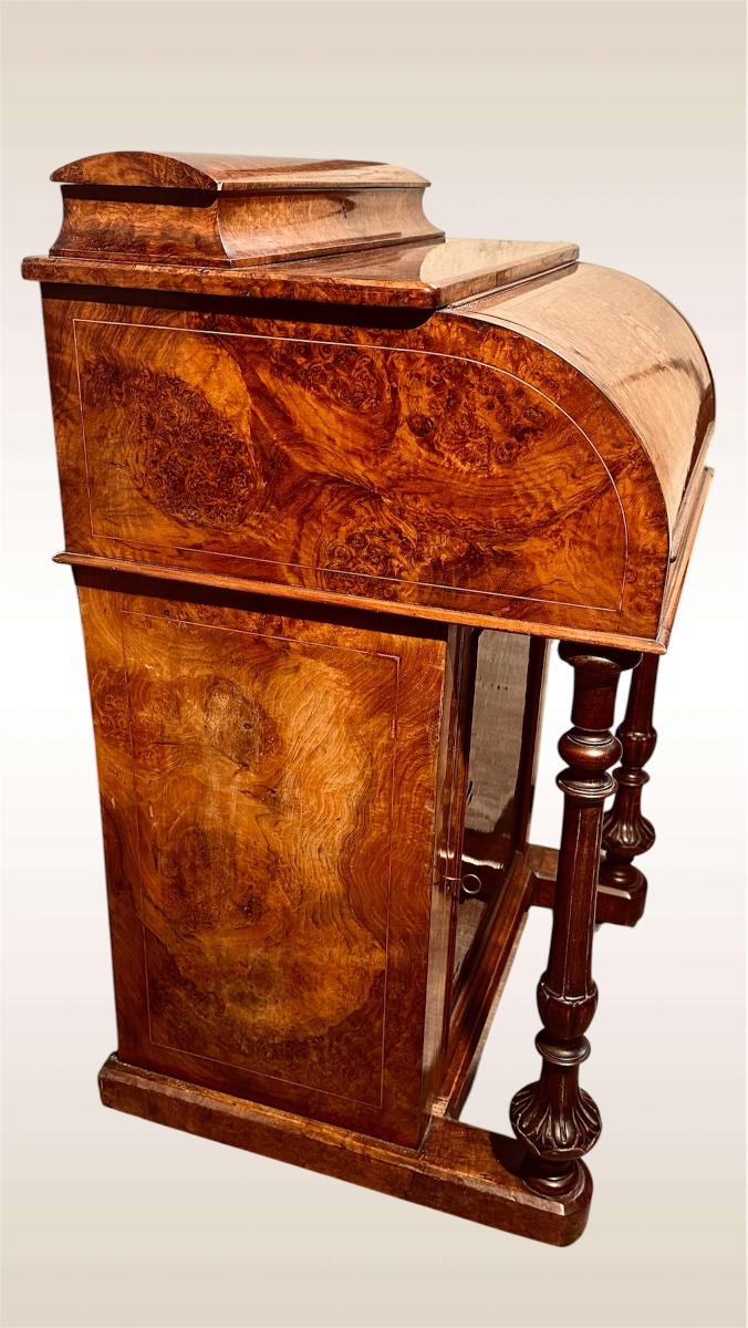 Scrivania Davenport vittoriana del XIX sec..-photo-1