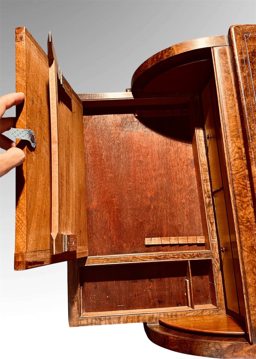 Scrivania Davenport vittoriana del XIX sec..-photo-5
