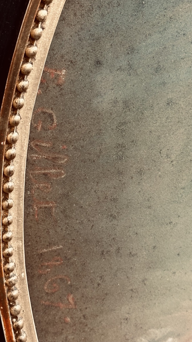 Quadro, ritratto a Pastello di Fanciullo – Firmato "E. Gillet 1867"-photo-3