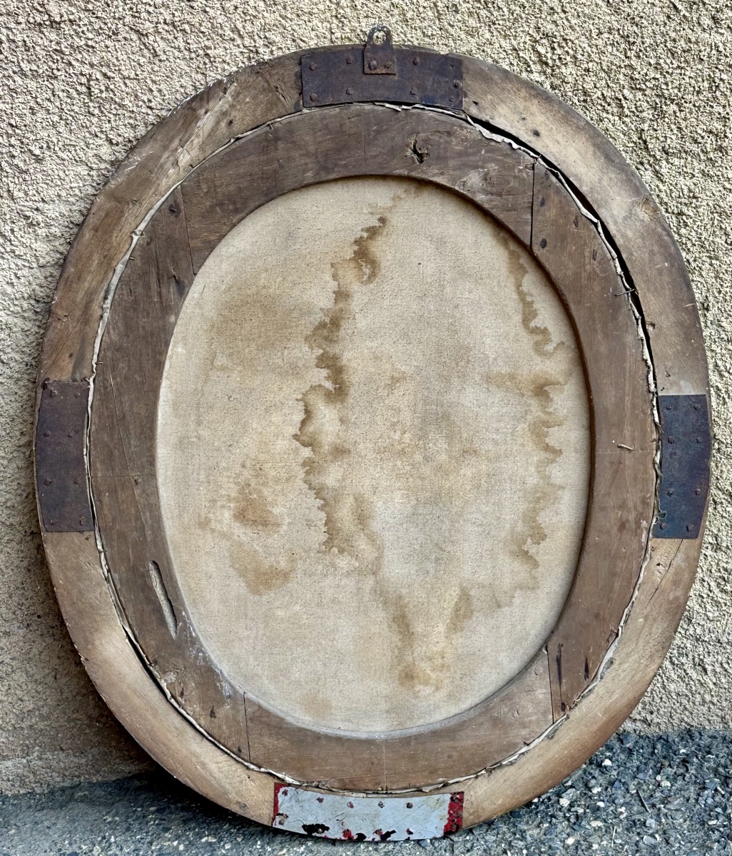 Dipinto, olio su tela, “Stemma” - Inizio del XVIII sec. -photo-6