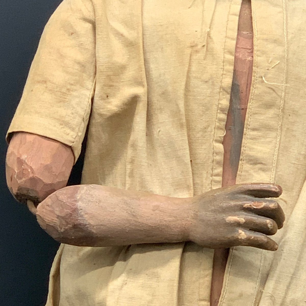 Manichino, scultura in legno policromo - XIX sec. -photo-3