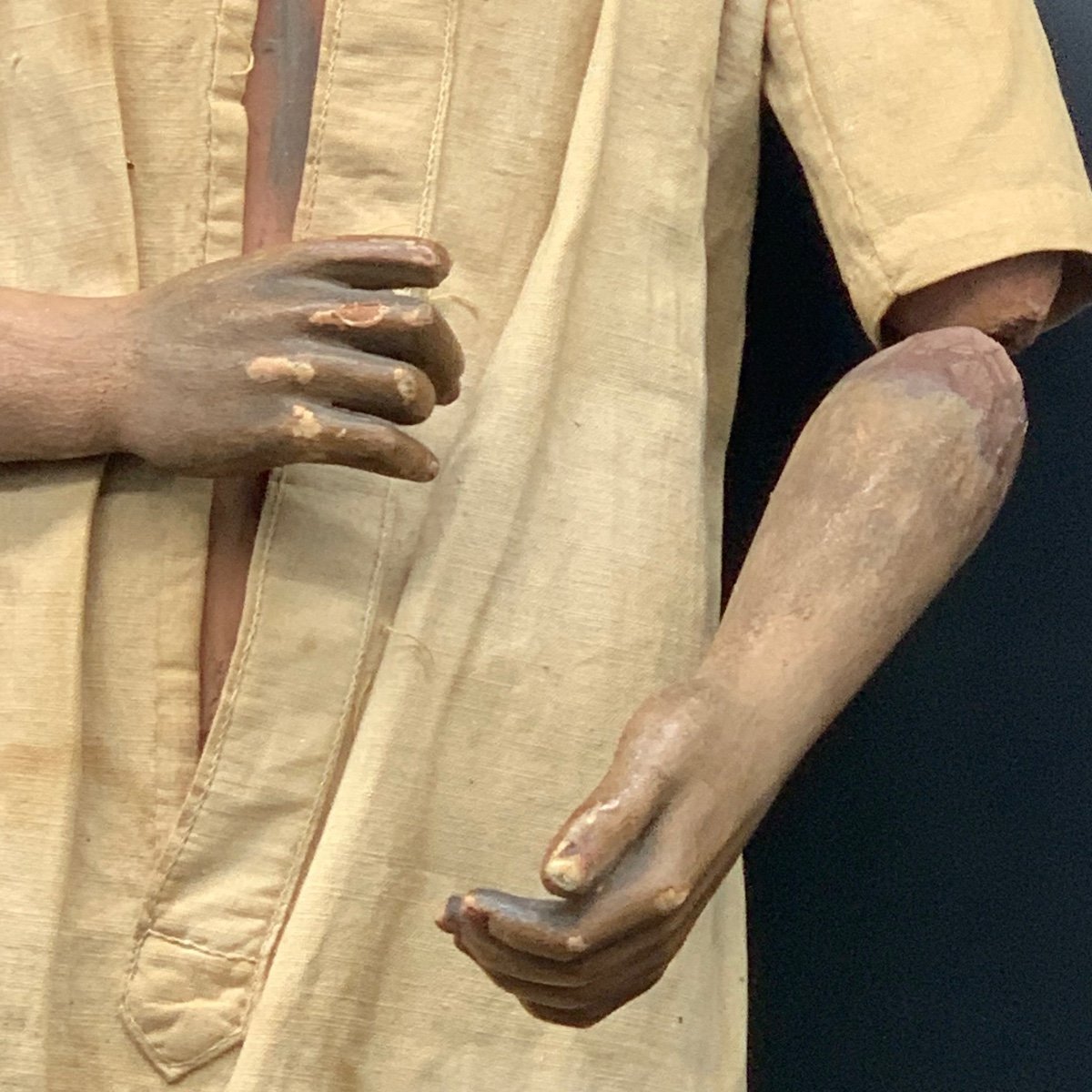 Manichino, scultura in legno policromo - XIX sec. -photo-4