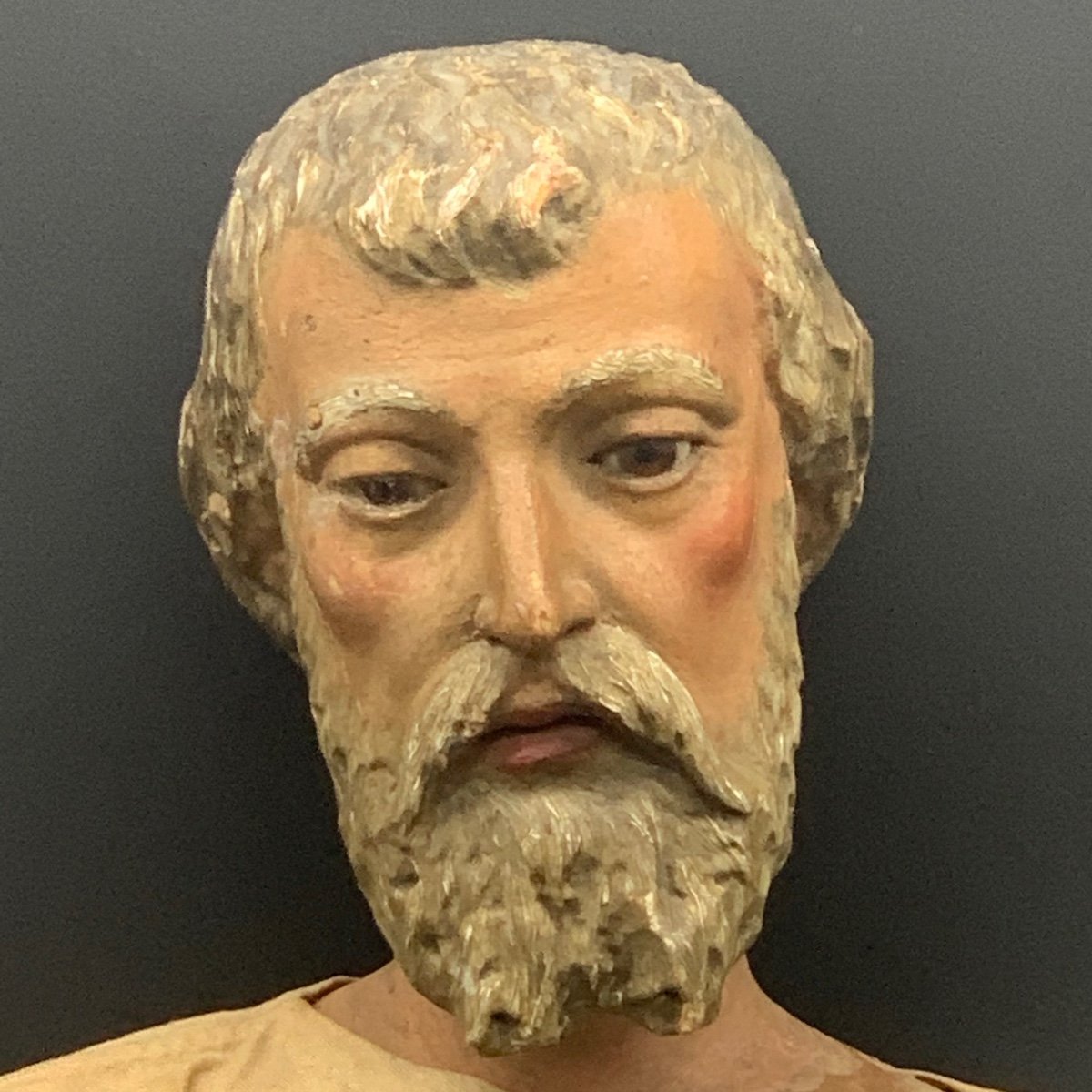 Manichino, scultura in legno policromo - XIX sec. -photo-1