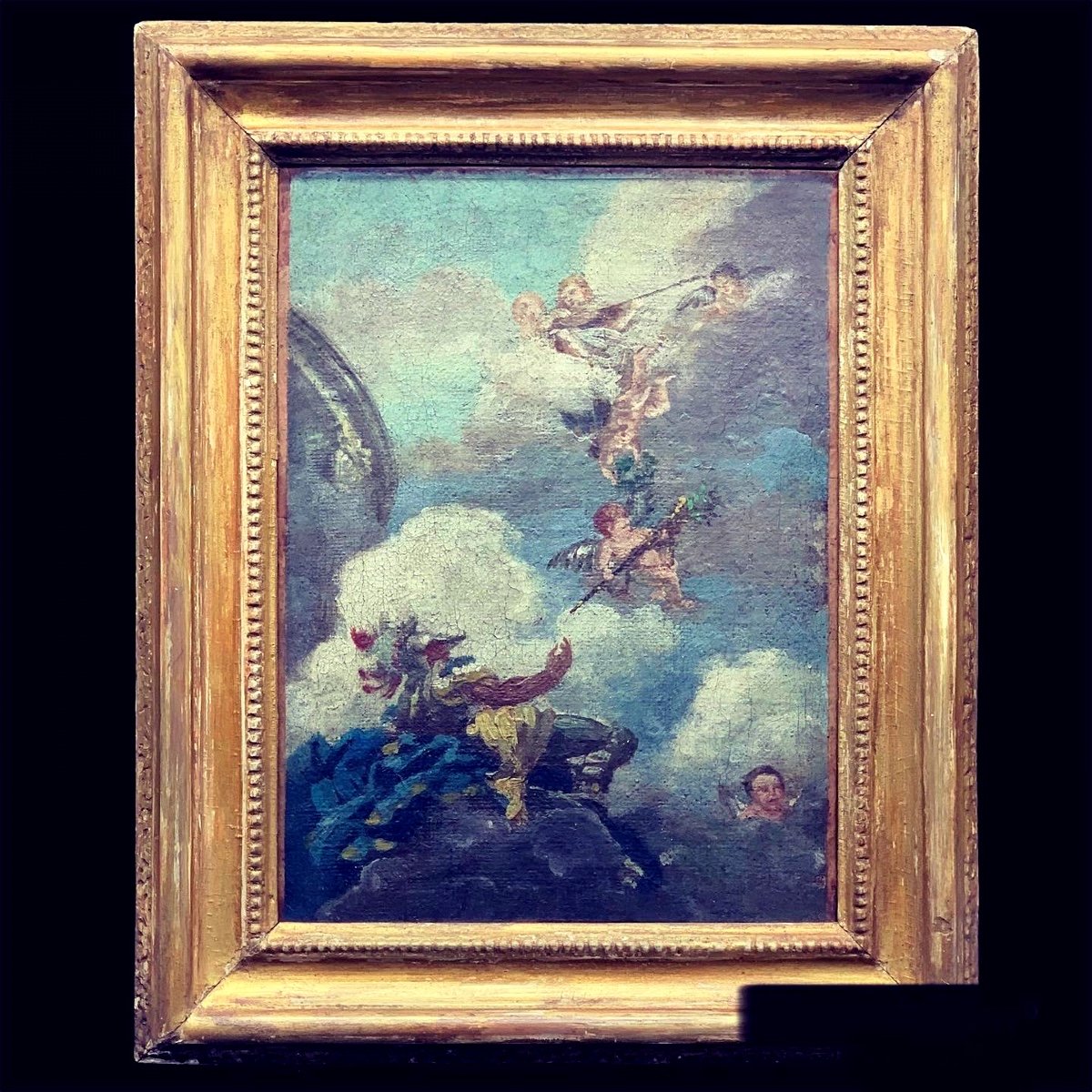 Peinture à l'Huile Sur Toile, Représentant 