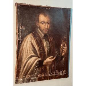Dipinto “San Francesco Saverio”, Olio su tela - XVII sec. 