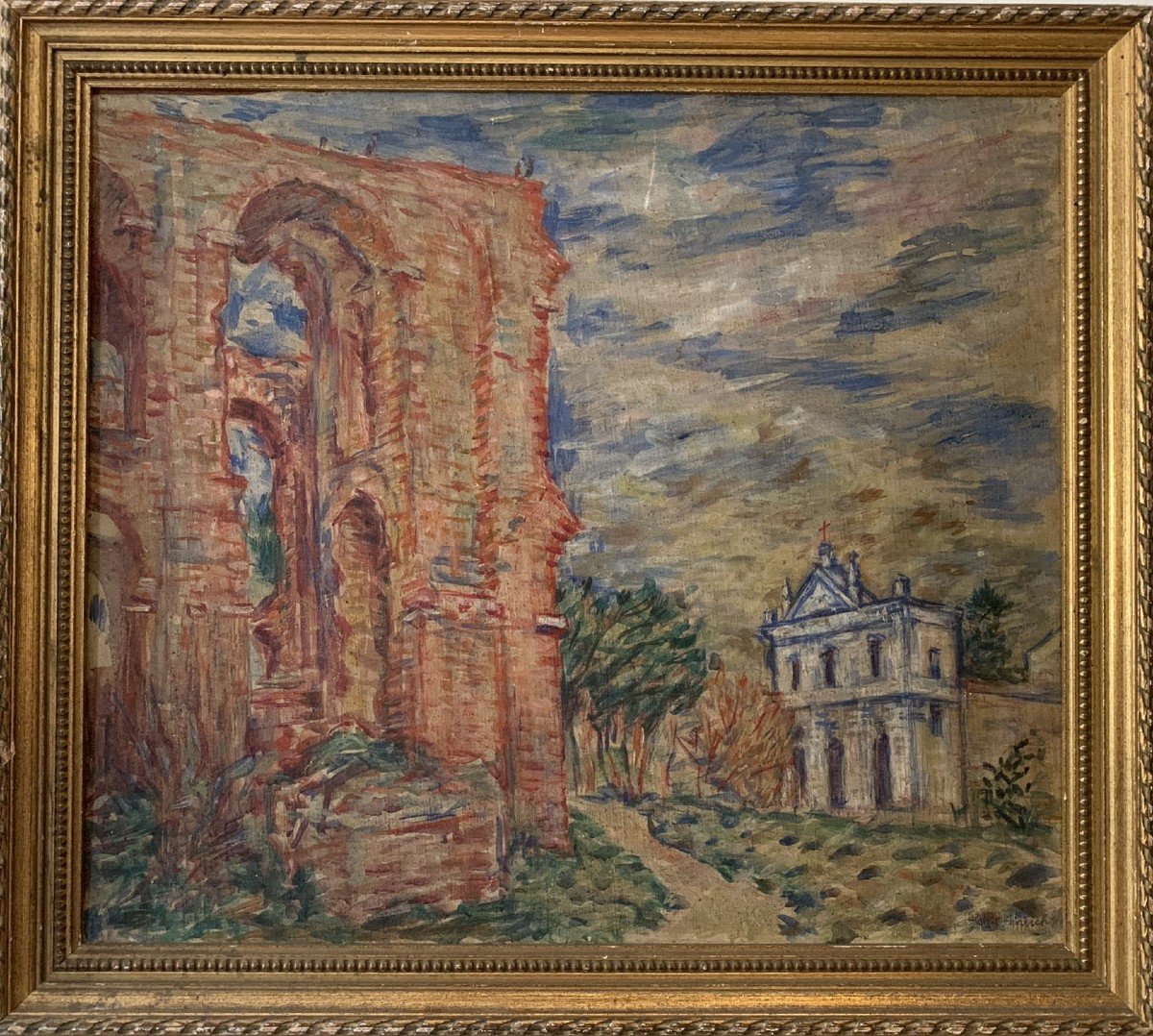 Le rovine della Domus severiana. Kurt Hinrichsen. Roma, 1937