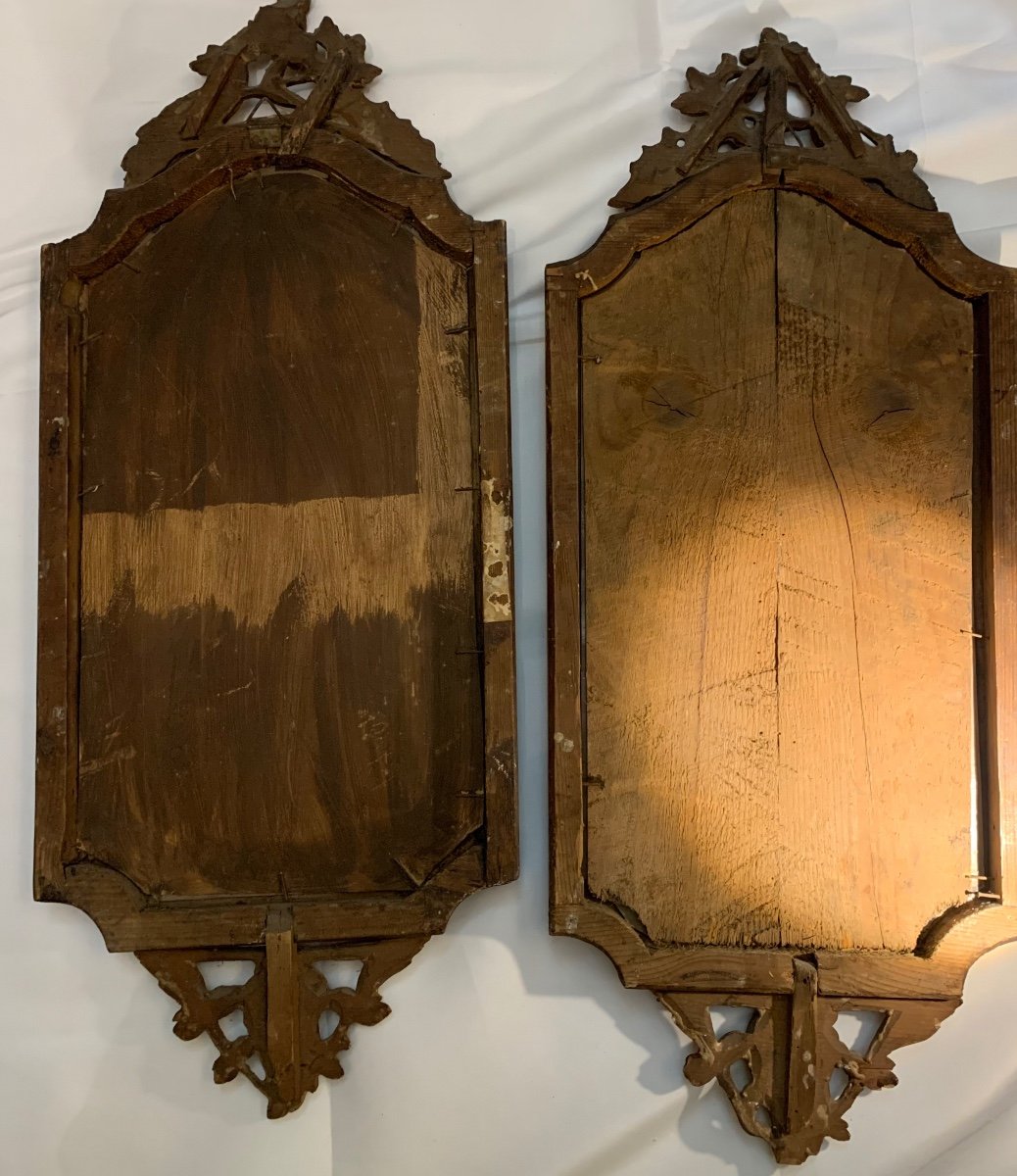 Due specchierine venete. Circa 1770-photo-1