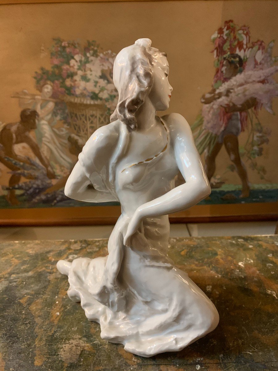 Porcellana di Rosenthal. Danzatrice Sybille Spallinger. -photo-3