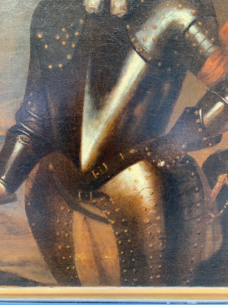 Ritratto del Raimondo Montecuccoli in armatura. Seconda metà del XVII sec.-photo-6