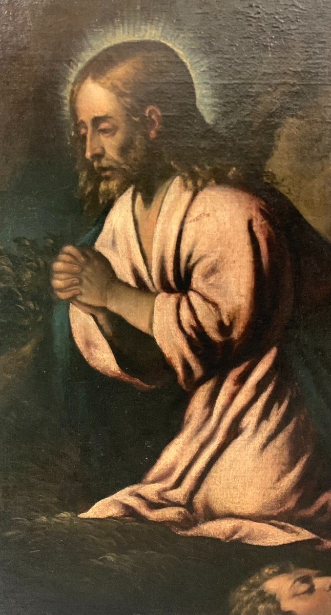 Attribuito a Francesco Bassano. Cristo nell'orto di Getsemani. Inizio XVII secolo.-photo-2