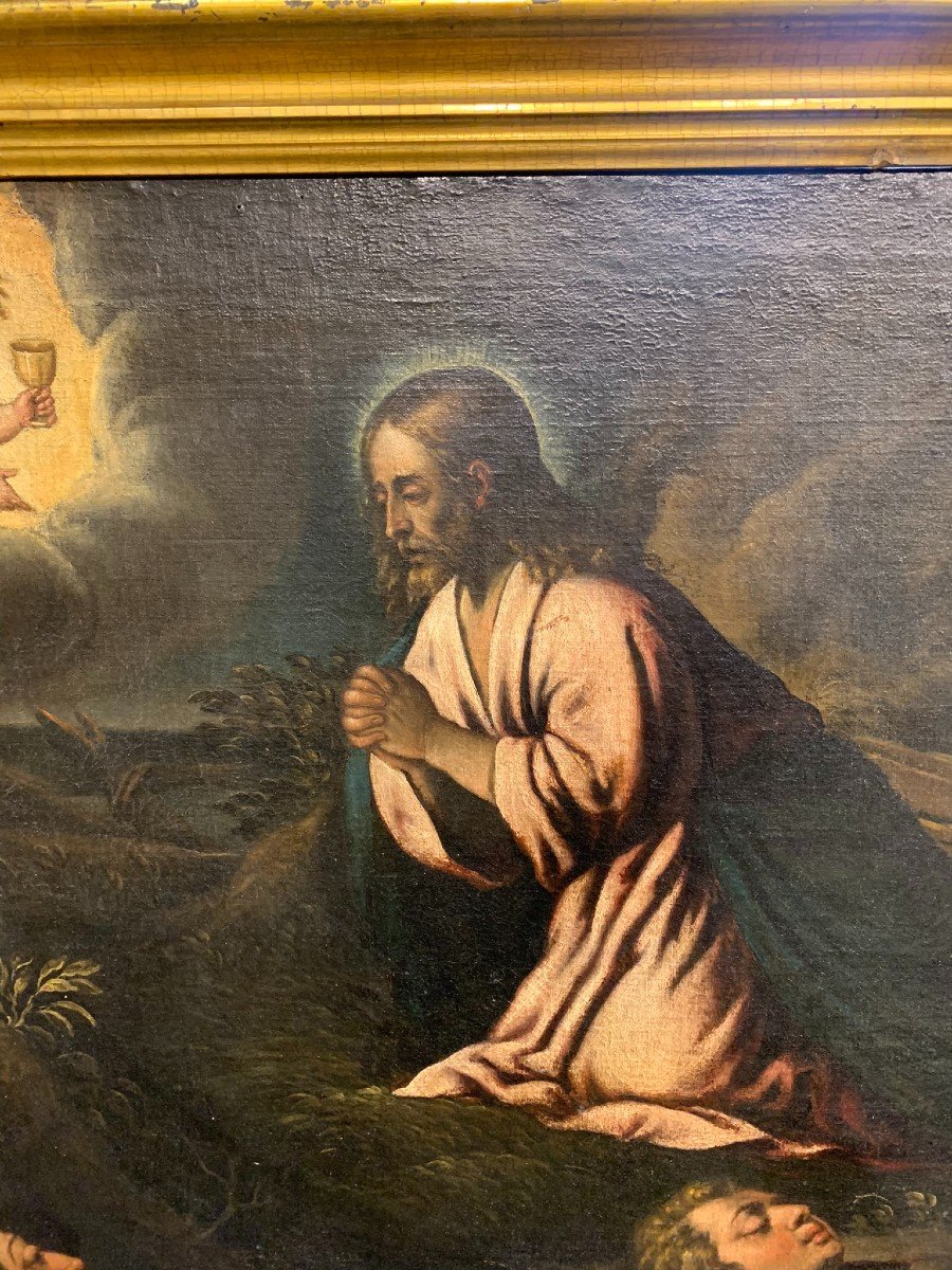 Attribuito a Francesco Bassano. Cristo nell'orto di Getsemani. Inizio XVII secolo.-photo-1