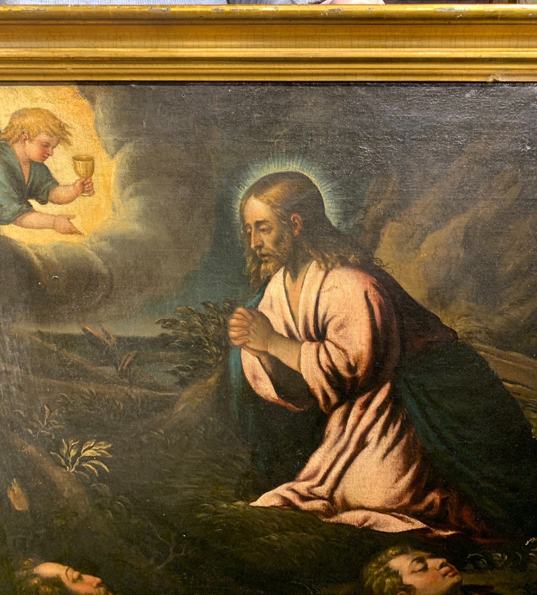 Attribuito a Francesco Bassano. Cristo nell'orto di Getsemani. Inizio XVII secolo.-photo-2