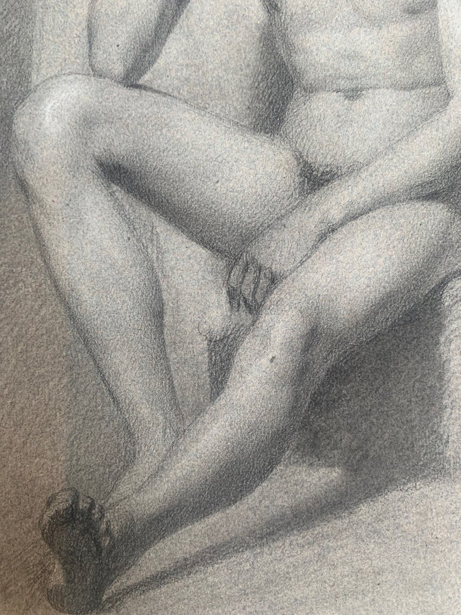 Studio anatomico del nudo maschile. XIX secolo-photo-3