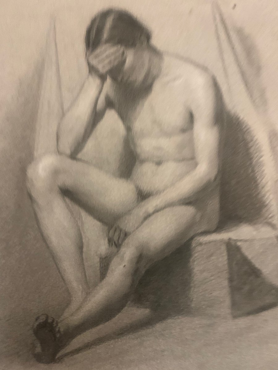 Studio anatomico del nudo maschile. XIX secolo-photo-5