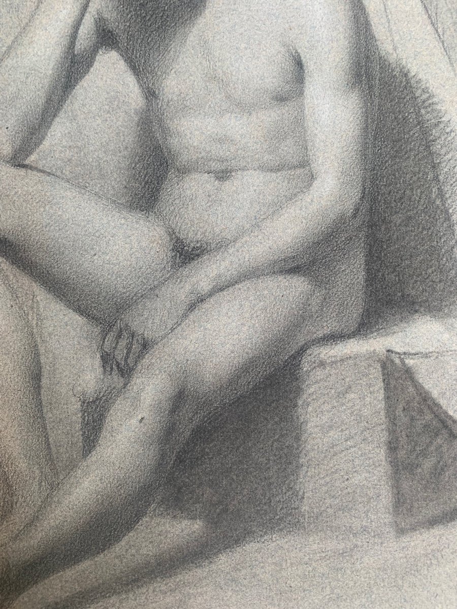 Studio anatomico del nudo maschile. XIX secolo-photo-6
