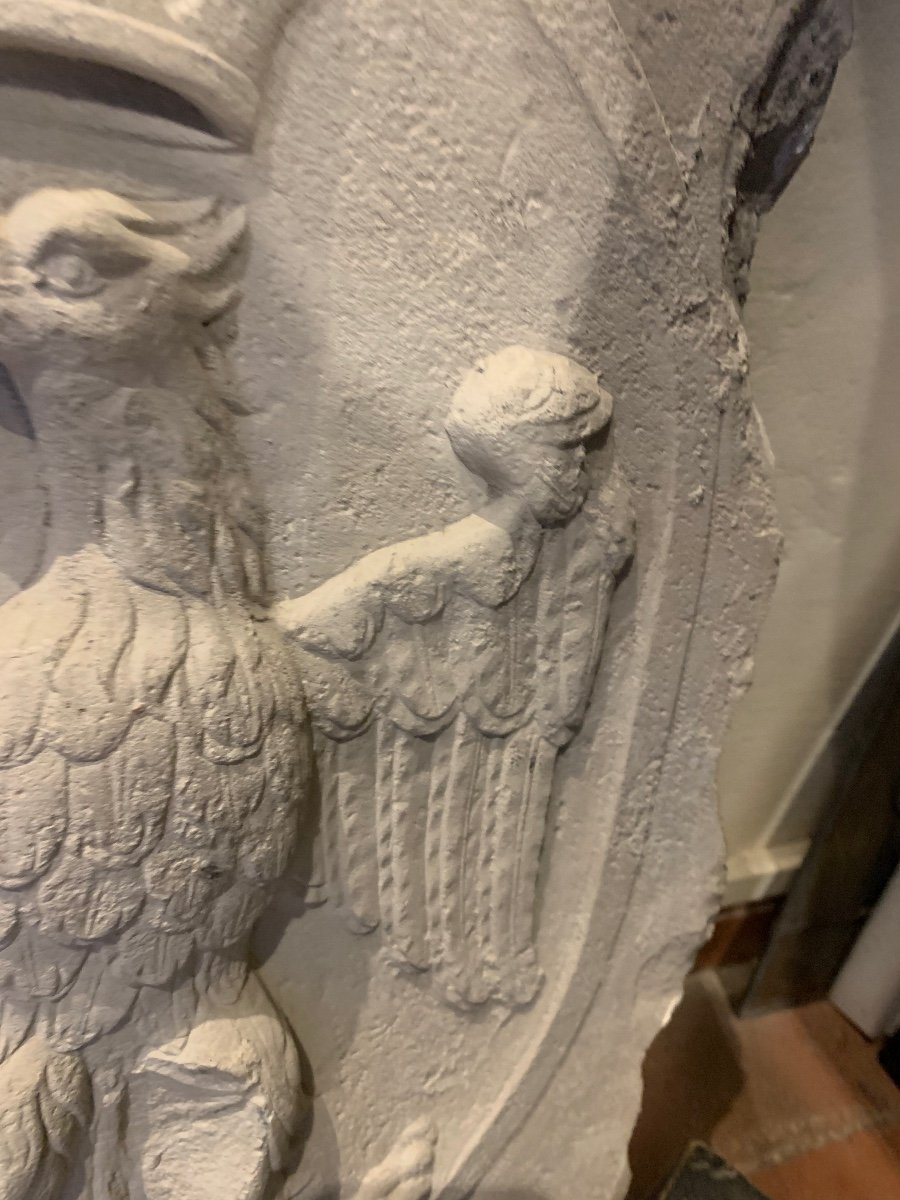 Stemma di famiglia Este con aquila Coronata . XVI-XVIII secolo-photo-4