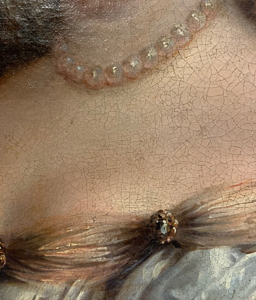 Ritratto di dama . Louis Ferdinand Elle il Giovane. ( Parigi, 1612-1689), attribuito. -photo-6