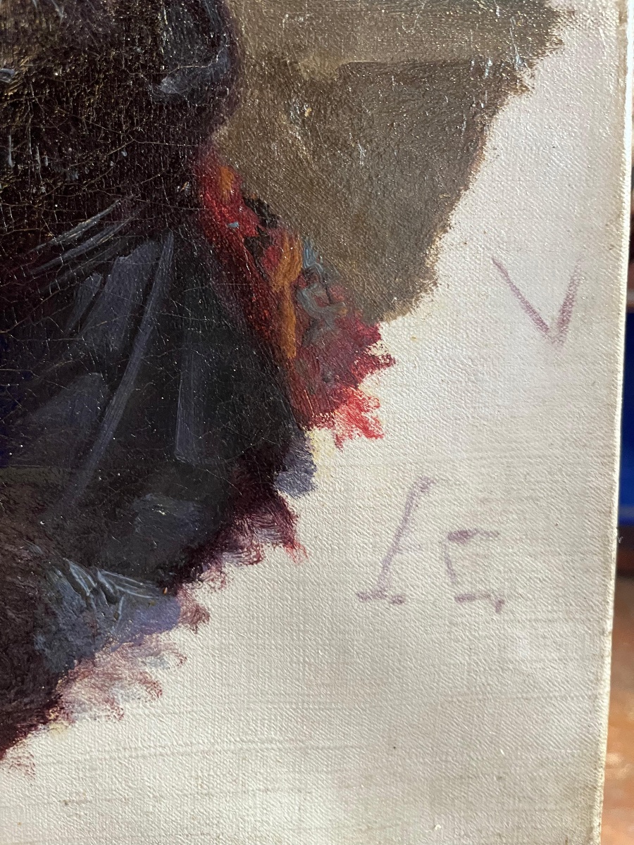 Ca. 1820 Ritratto di donna. Léon Cogniet (1794-1880, Parigi), attribuito.-photo-4