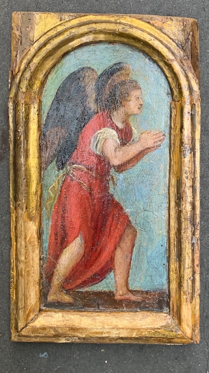 Lo sportello del tabernacolo con Angelo, Italia, inizio XVII secolo. -photo-7