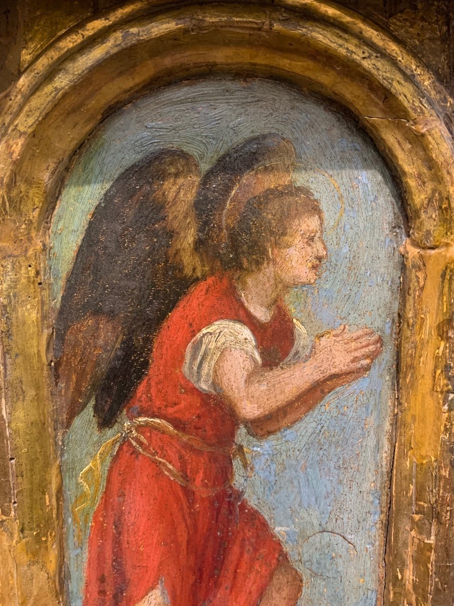 Lo sportello del tabernacolo con Angelo, Italia, inizio XVII secolo. -photo-8
