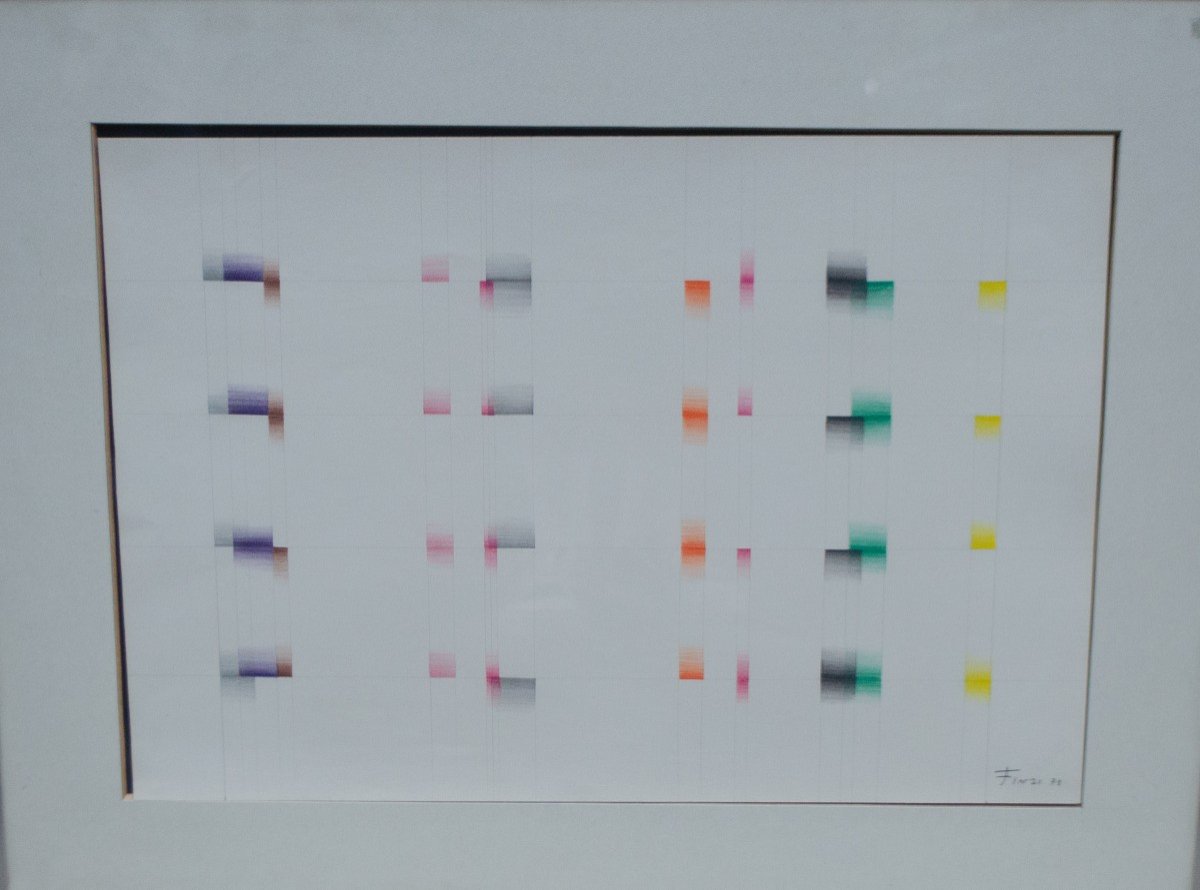 Ennio Finzi. Studio Transcromatico della luce. Firmato e datato 1978-photo-2