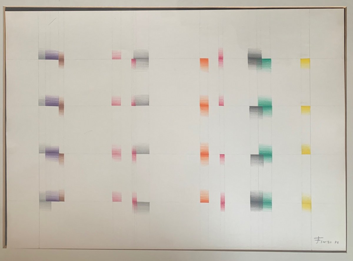 Ennio Finzi. Studio Transcromatico della luce. Firmato e datato 1978-photo-5