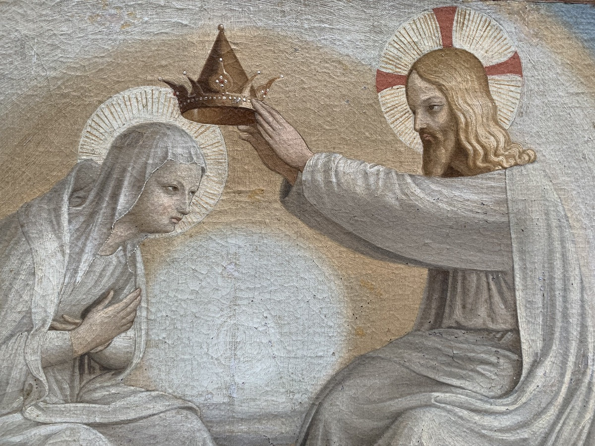 Incoronazione della Vergine, copia ottocentesca da Fra Angelico. -photo-2