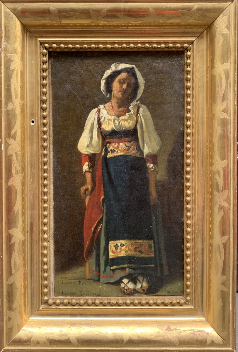 Leroux – Marietta, Roma 1866, con dedica a scienziato svizzero H. Fol
