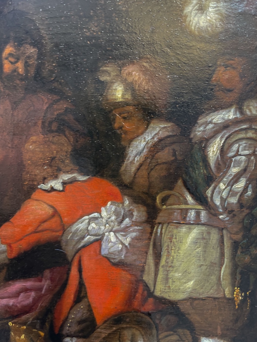 Briganti al bottino – Scena olandese, cerchia di Duyster, fine XVII – inizio XVIII secolo-photo-4