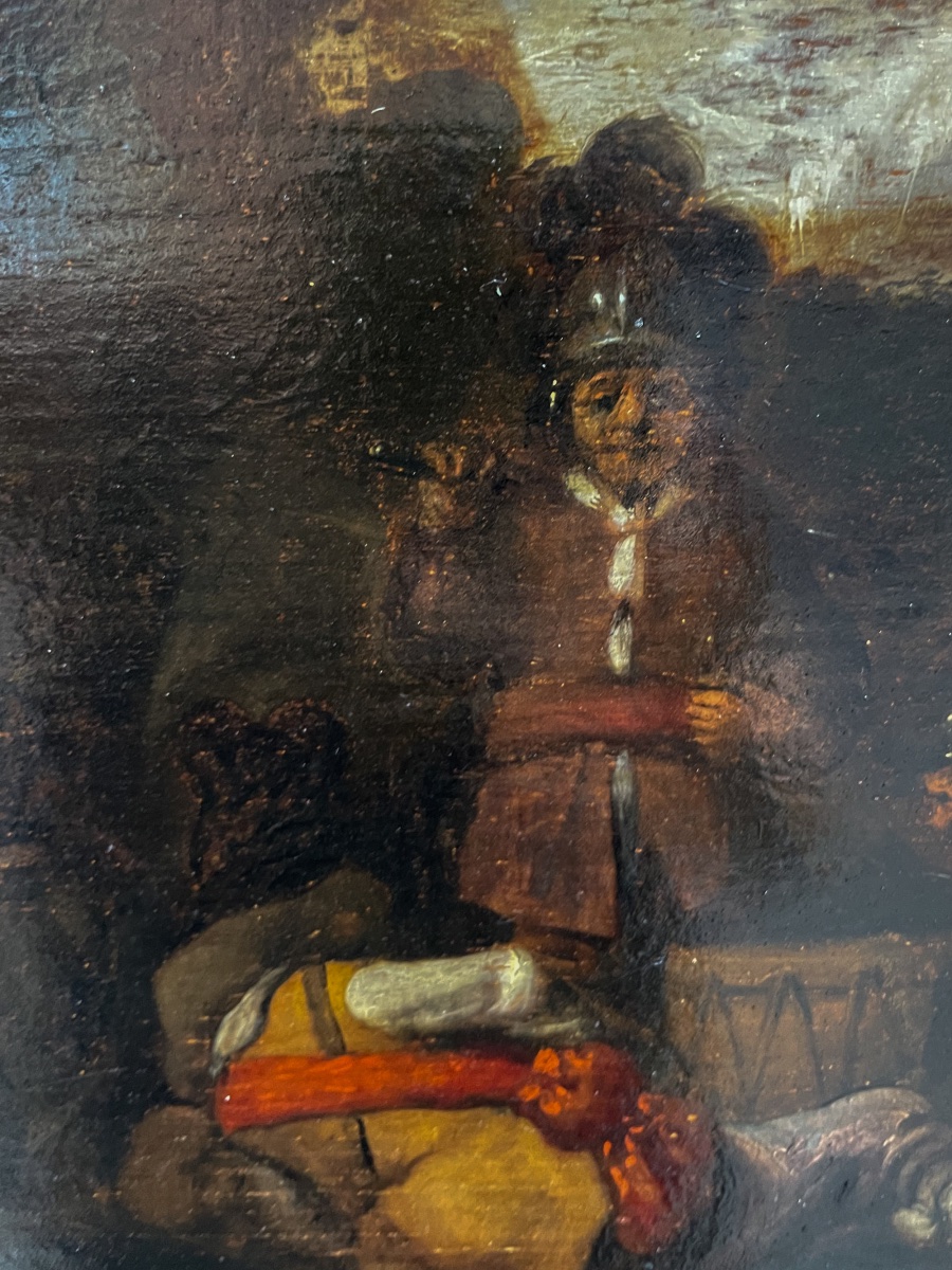 Briganti al bottino – Scena olandese, cerchia di Duyster, fine XVII – inizio XVIII secolo-photo-2