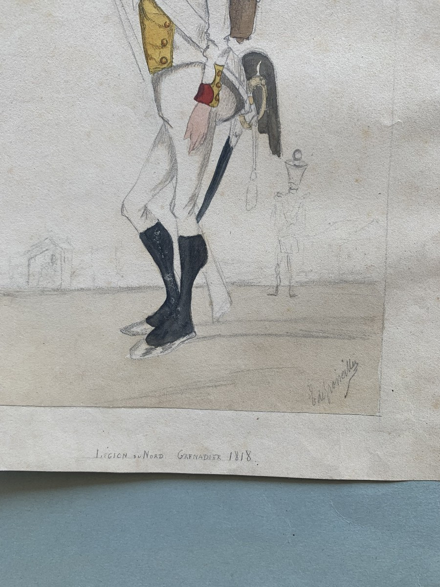 Granatiere della Légion du Nord, 1818 – caricatura militare  -photo-4
