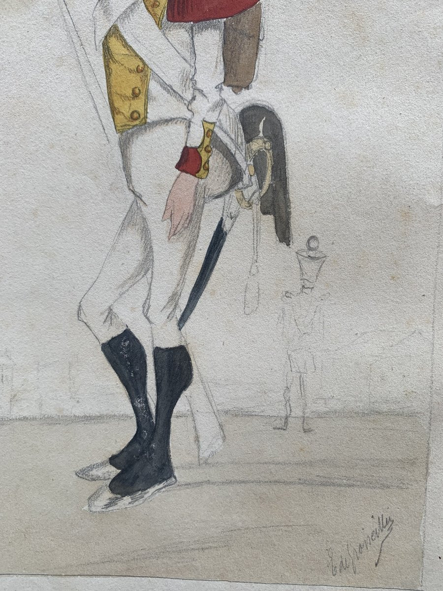 Granatiere della Légion du Nord, 1818 – caricatura militare  -photo-2